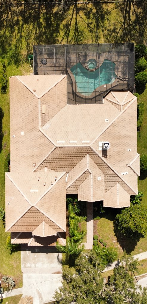 Before and after Roof Cleaning