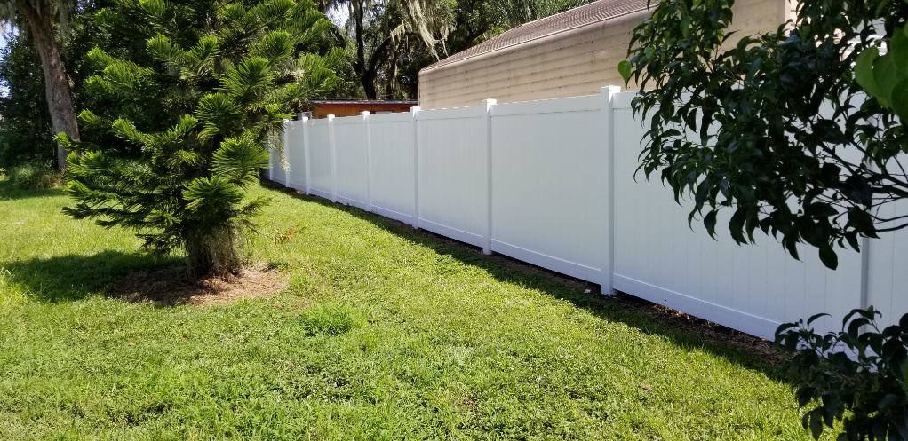 Before and after Fence Cleaning